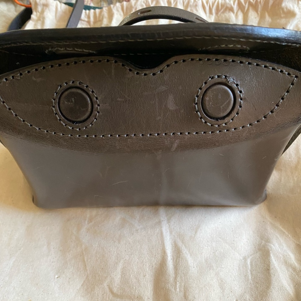 Old trend leather crossbody bag